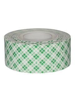 3M Scotch Indoor Mounting Double Sided Tape White/Green 2.54 x 1.39cm  - Image 1