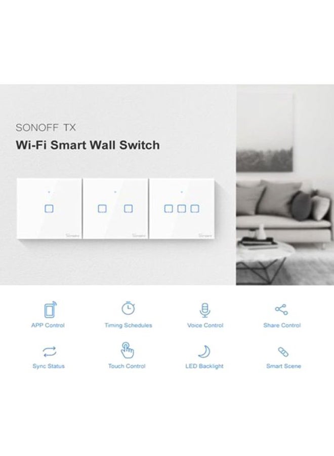 SONOFF WiFi Wall Light Switch White  - Image 2