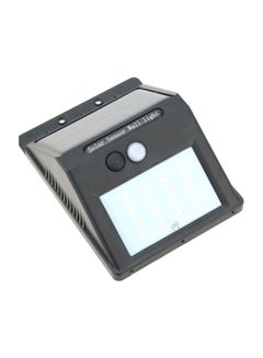 بيوينتي مصباح جداري للطريق يعمل بالطاقة الشمسية ومزود بعدد 16 مصباح LED أسود 4x16سم  - Image 2