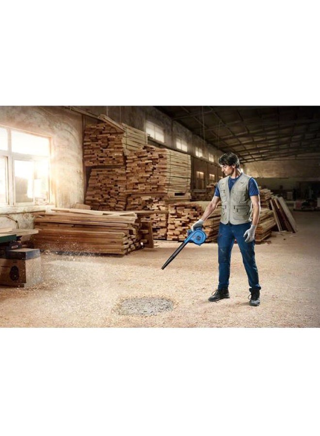 بوش جهاز لنفخ الهواء وشفط للأتربة من بوش GBL 800 E أسود/أزرق 1.8كيلوجرام - Image 2