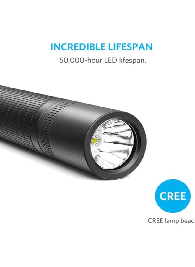 LC40 Flashlight Black 4.9x1.1x1.1inch