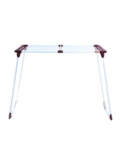 Cloth Rack Rf5425 Royalford Stainless Steel Heavy Duty Foldable Cloth Rack White/Red ...