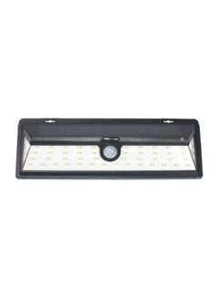 بيوينتي 54 مصباح جداري LED يعمل بالطاقة الشمسية بقوة 8 وات أسود 28x10x5سم  - Image 1