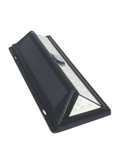 بيوينتي 54 مصباح جداري LED يعمل بالطاقة الشمسية بقوة 8 وات أسود 28x10x5سم  - Image 2