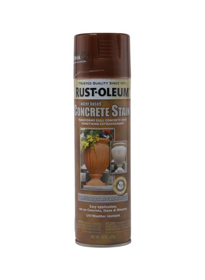 RUST-OLEUM - Concrete Stain Spray Burnt Brick 425grams - Image 1