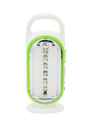 Rechargeable Emergency Lantern with Bright LED Light  Buildin Battery  Charge Indicator with Continuous Working Time of 4 Hours  Travelfriendly with Handle  Perfect for Outings SEL-703 White/Green - v1616938004/N13331190A_1