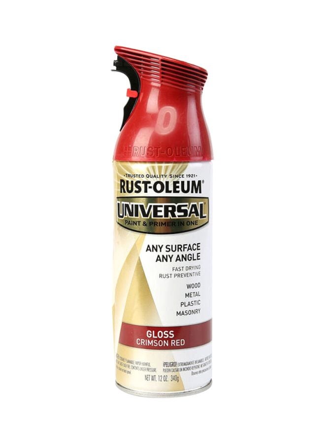 RUST-OLEUM Universal Gloss Spray Paint Crimson Red 355ml