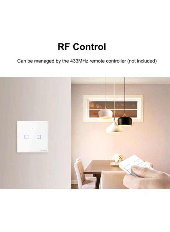 SONOFF RF Wall Light Switch Controller White/Blue - Image 2