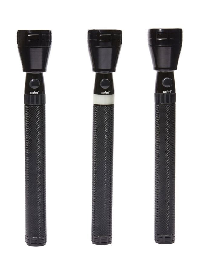 Sanford 3-Piece Rechargeable LED Search Light Combo Black  - Image 1