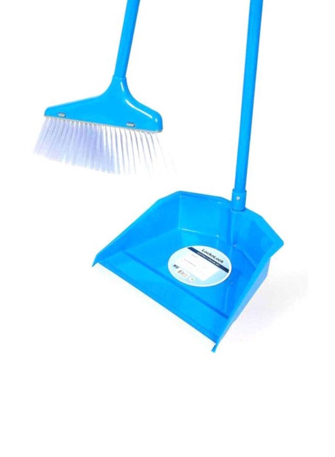 LocknLock Dustpan Broom Set Blue/White Blue/White  - Image 2