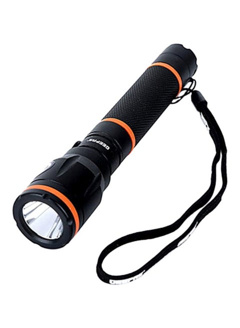 Rechargeable LED Flashlight Black 152mm