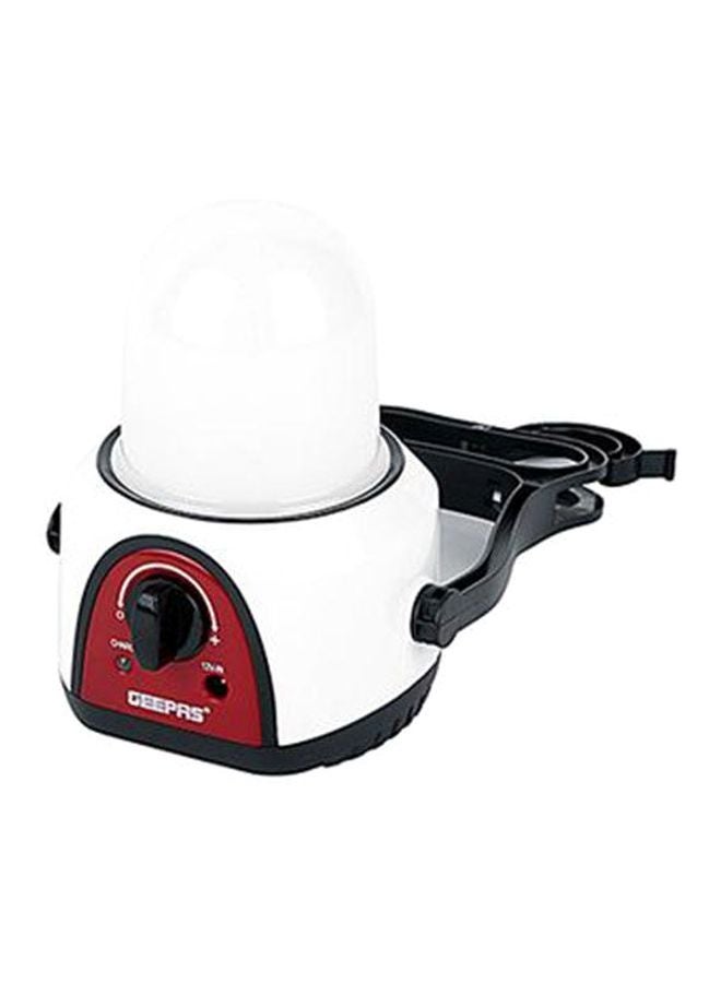 GEEPAS Rechargeable LED Lantern With Handle White/Red/Black 11.6x11.8x21cm  - Image 3