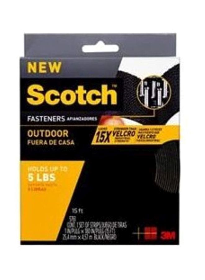 3M Scotch Outdoor Fasteners Black 2x5.81x7.75inch - Image 2