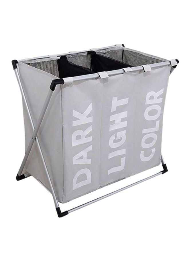 MARGOUN Multipurpose Laundry Basket Grey 64x38x58cm