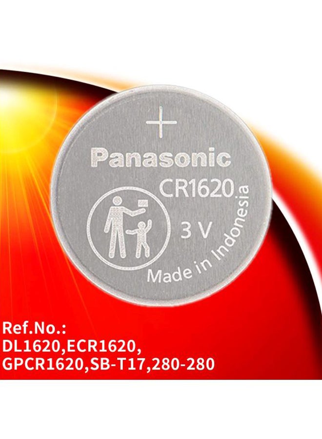 Panasonic Pack Of 5 Lithium Coin Battery Silver - Image 2