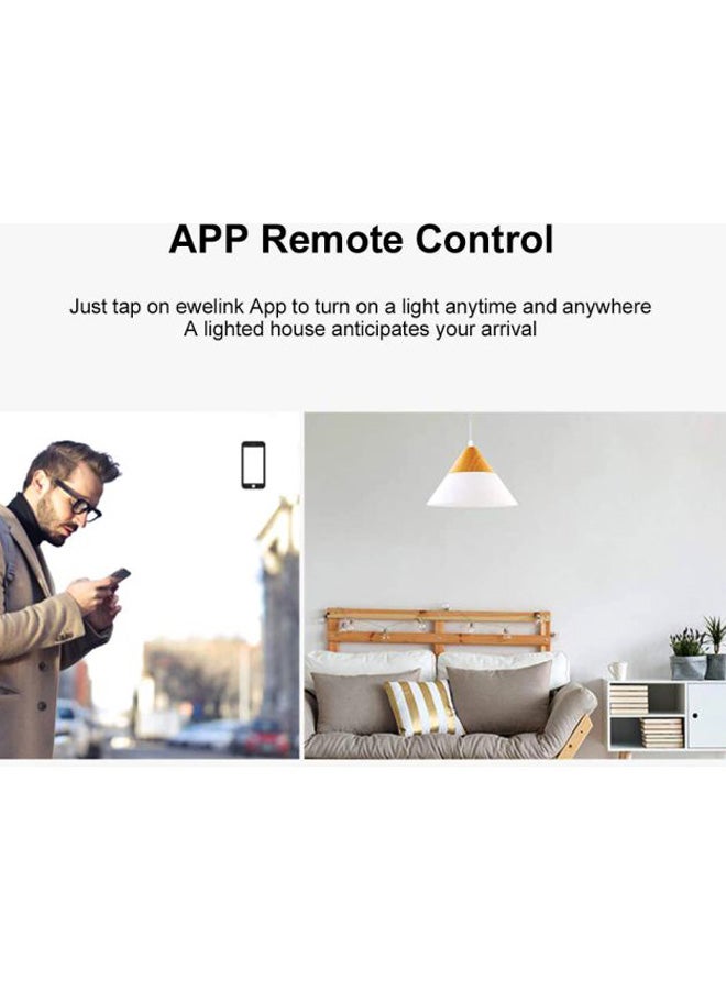 SONOFF WiFi Wall Light Switch White - Image 5