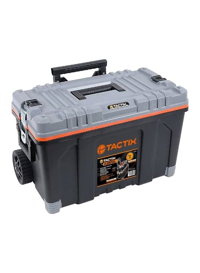 Tactix 2-In-1 Rolling Tool Box Set Black/Grey/Orange Top - 56x28x25, Bottom - 64x38.3x41cm  - Image 3