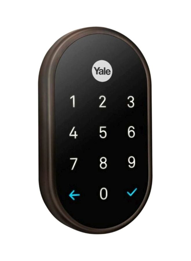 Nest - Yale Smart Lock Connect Black 11.8x5.4x6.1inch - Image 1