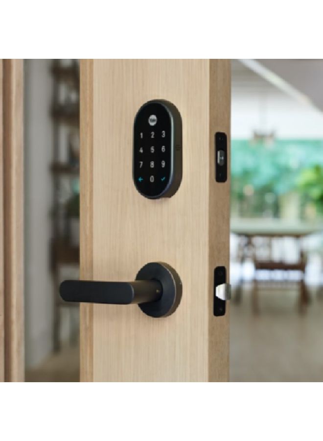 Nest - Yale Smart Lock Connect Black 11.8x5.4x6.1inch - Image 1