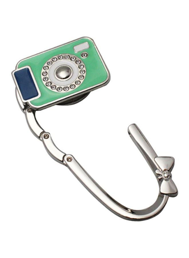 شاربدو علّاقة حائط على شكل كاميرا أخضر/أزرق/ فضي 7.7x5.7سم - Image 3