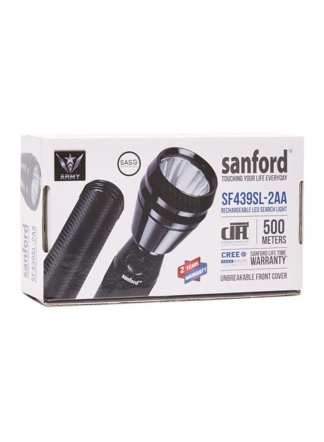Sanford Rechargeable LED Search Light Black  - Image 4