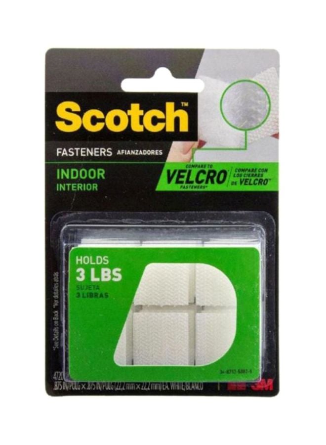3M Scotch Indoor Fastener White 2.2x2.2cm