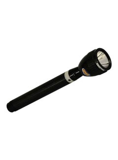 GEEPAS Rechargeable LED Flashlight Black 7.4x34.2x30.6cm  - Image 1