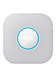 Nest 2Nd Generation Smoke and Carbon Monoxide Alarm White 5.3x1.5x5.3inch  - Image 1
