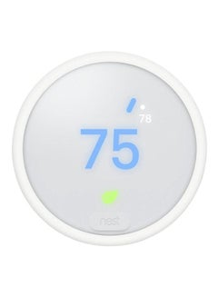 Nest Round Thermostat E White 6.5 x 4.9 x 2.3inch  - Image 1