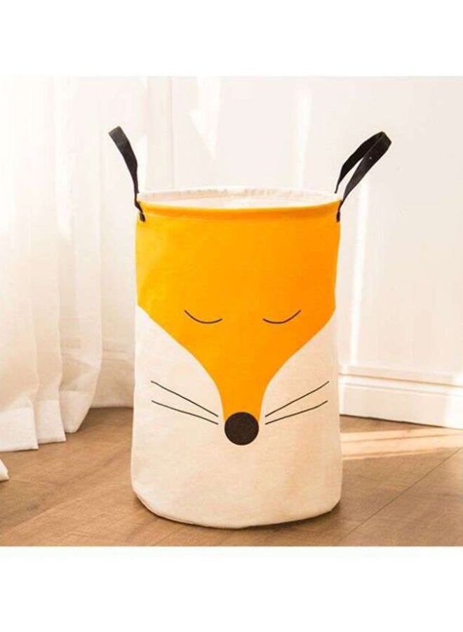 Beauenty Large Storage Printed Laundry Basket Yellow/Beige/Black 35x50cm  - Image 2