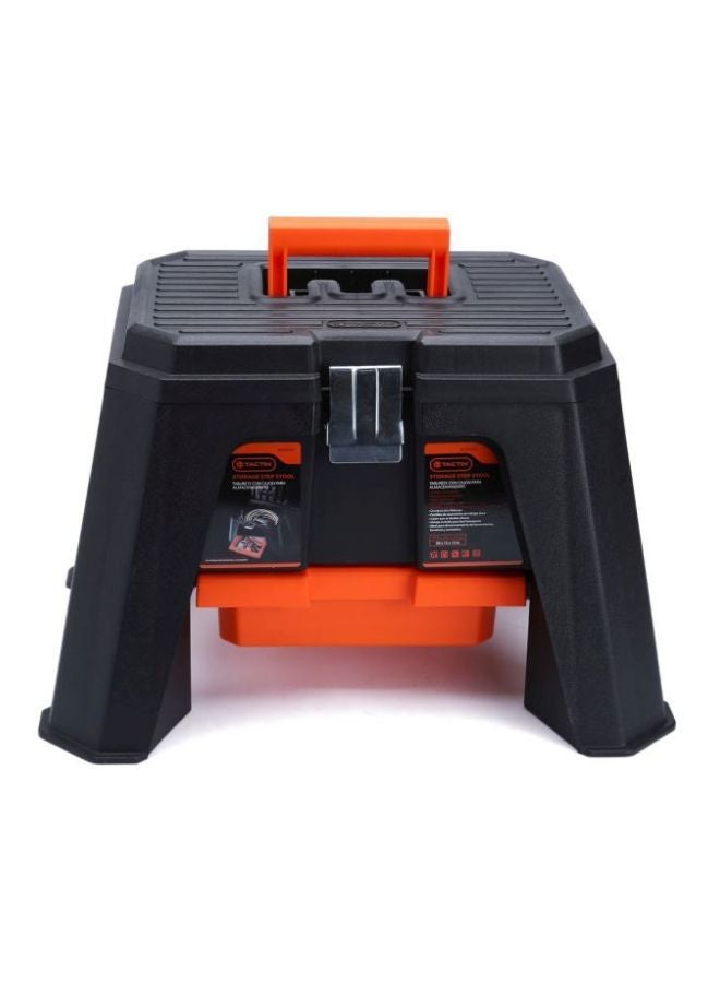 تاكتيكس خطوة مقعد التخزين أسود /برتقالي. 45.72x45.72x22.86 cmسم - Image 2