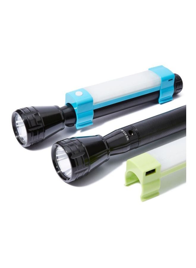 Sanford 2-Piece Rechargeable LED Search Light Set Black/Blue/Green  - Image 3