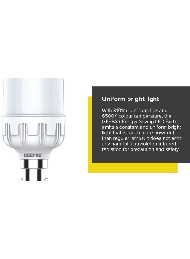 GEEPAS - Standard Energy Saving LED Bulb White - Image 1