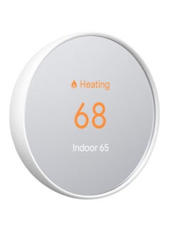 Nest Energy Star Certified Modern Designed Programmable WiFi Smart Thermostat For Home Snow 3.3 x 3.3 x 1.07inch  - Image 2