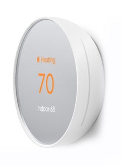 Nest Energy Star Certified Modern Designed Programmable WiFi Smart Thermostat For Home Snow 3.3 x 3.3 x 1.07inch  - Image 3