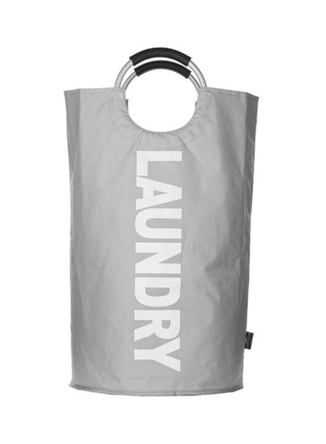 MARGOUN Foldable Laundry Basket With Handle Grey/White 72cm