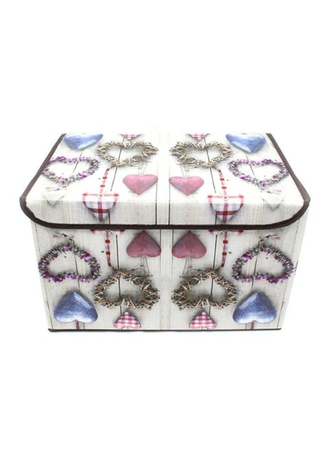 Non-Woven Foldable Storage Box Multicolour 38x24x24cm
