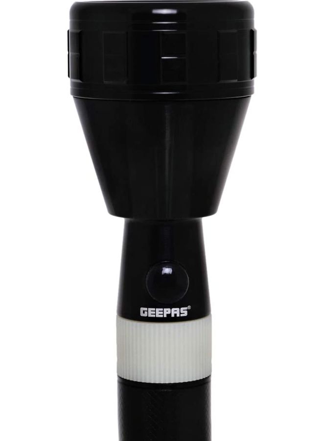 GEEPAS - 3-Piece Rechargeable LED Flashlight Set Black/White - Image 1