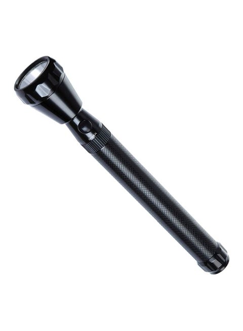 Rechargeable LED Handheld Flashlight Torch Black 438x158x95mm