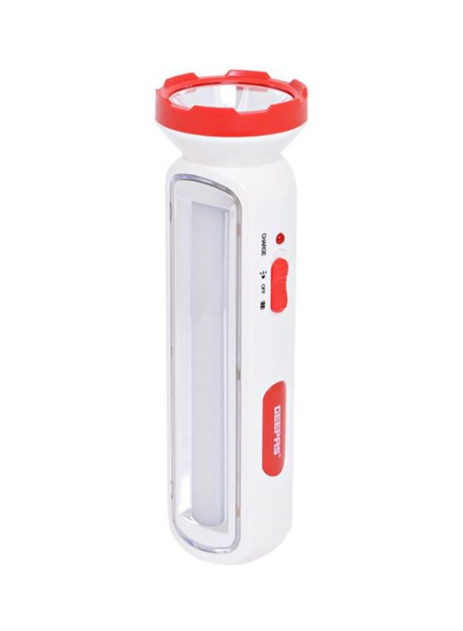 Beauenty Rechargeable LED Torch With Emergency Lantern White/Red  - Image 1