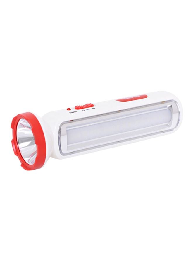 Beauenty Rechargeable LED Torch With Emergency Lantern White/Red  - Image 2