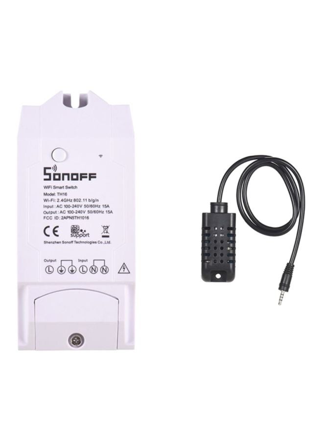SONOFF 2-Piece Wireless Home Automation Kit With Cable White/Black 11.4x5.1x3.2cm - Image 1