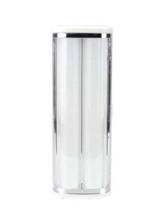 Rechargeable Emergency Lantern  Bright LED Light with Charge Indicator and Builtin Battery  Solar Charge Function  Overcharge Protection  With Continuous Working Time 3 Hours SEL-719 White/Silver - v1616938159/N35253136A_1