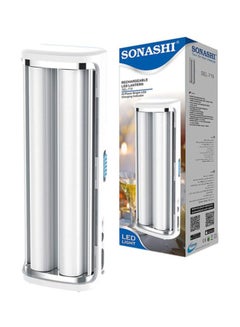 SONASHI Rechargeable Emergency Lantern  Bright LED Light with Charge Indicator and Builtin Battery  Solar Charge Function  Overcharge Protection  With Continuous Working Time 3 Hours SEL-719 White/Silver  - Image 5