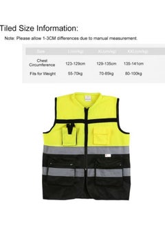 3M Reflective Safety Vest Yellow/Grey/Black  - Image 4