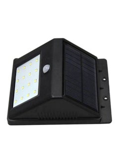 بيوينتي مصباح جداري بـ16 ضوء LED يعمل بالطاقة الشمسية ومزود بمستشعر للحركة أبيض 6x20سم  - Image 2
