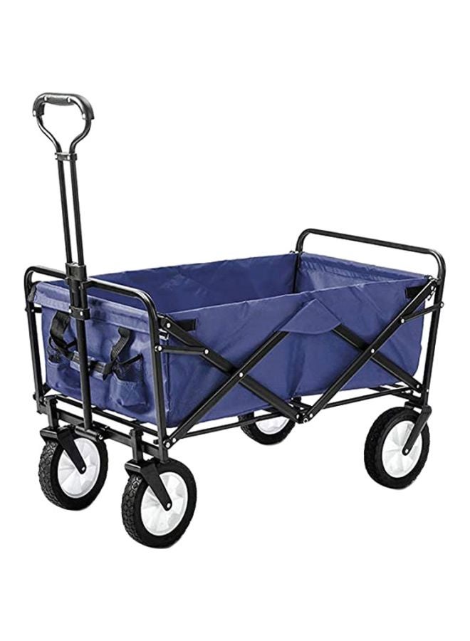 Cool Baby Multi-Functional Folding Shopping Cart Trolley Dark Blue/Black 90x60x50cm - Image 1