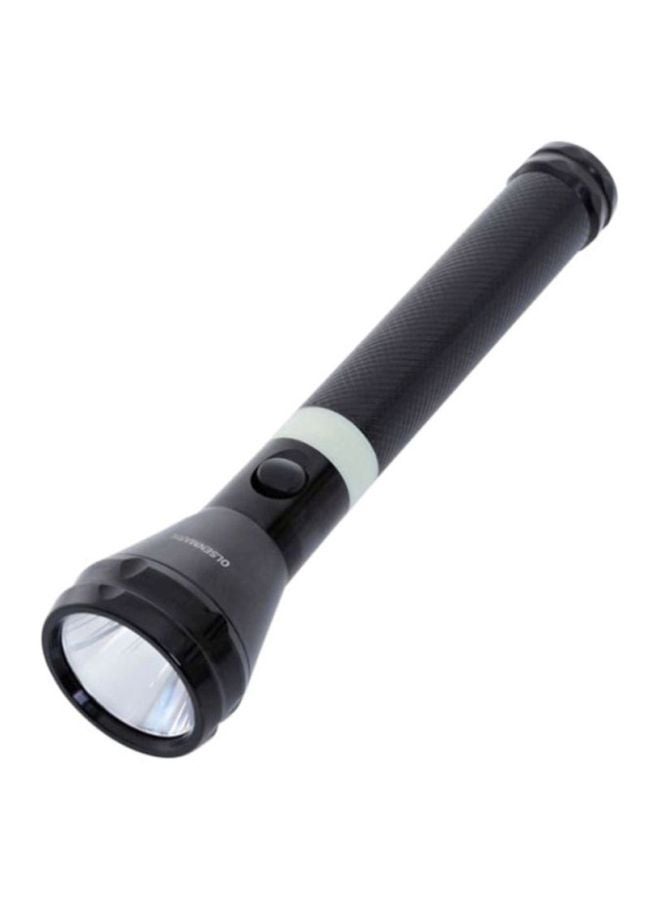 Olsenmark Rechargeable LED Flashlight Black/White 242mm - Image 1