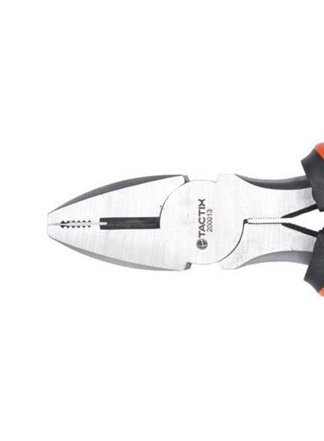 Tactix Wire Cutter Plier Black/Orange/Silver - Image 3
