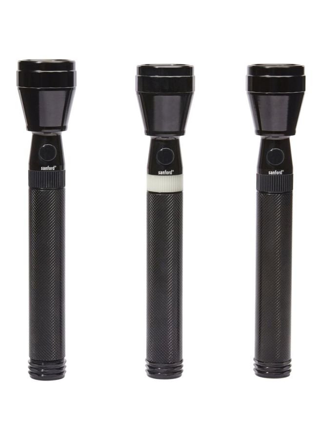 Sanford 3-Piece Rechargeable LED Search Light Set Black  - Image 1